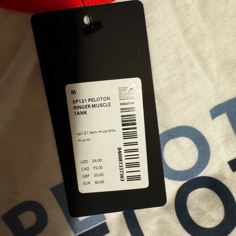 Free Towel!!! Peloton Sleeveless Top with Free Peloton performance hand towel!! - Picture 2 of 4